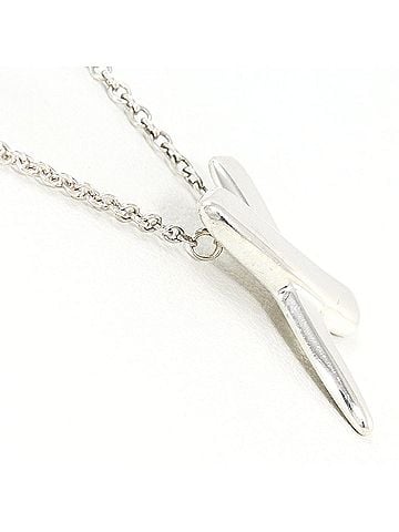 Tiffany & Co. Tiffany &amp; Co. Kiss Silver Necklace, Total Weight 2.4g, 42cm, Like New Condition. (view 2)
