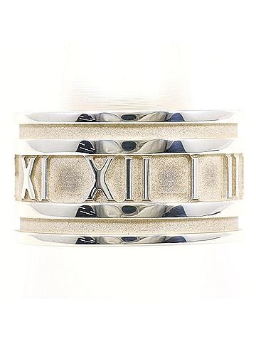 Tiffany & Co. Tiffany &amp; Co. Atlas Wide Silver Ring, Total Weight 10.0g, Like New Condition. (view 1)