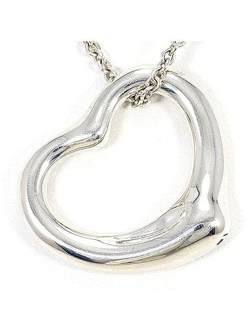 Tiffany & Co. Tiffany &amp; Co. Open Heart Silver Necklace, Total Weight 6.6g, 40cm, Jewelry (view 1)