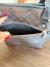 Coach Print Brown Black Leather Tote One size - photo 3