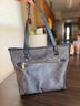 Coach Print Brown Black Leather Tote One size - photo 4
