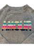 Zadig & Voltaire 100% Cashmere Graphic Gray Pullover Sweater Size S - photo 3