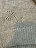 Zadig & Voltaire 100% Cashmere Graphic Gray Pullover Sweater Size S - photo 4