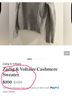 Zadig & Voltaire 100% Cashmere Graphic Gray Pullover Sweater Size S - photo 10