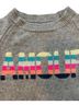Zadig & Voltaire 100% Cashmere Graphic Gray Pullover Sweater Size S - photo 5
