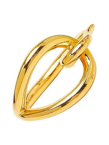 Hermès Hermes Jumbo Scarf Ring, Gold Plated (GP), Women's (view 2)