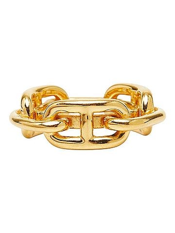 Hermès Hermes Chaine d'Ancre Scarf Ring, Gold Plated (GP), Women's. (view 2)