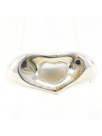 Tiffany & Co. Tiffany &amp; Co. Open Heart Silver Ring, Total Weight 2.9g, Like New Condition. (view 1)