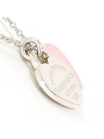 Tiffany & Co. Tiffany &amp; Co. Double Heart Silver Necklace, Total Weight 2.6g, 41cm, Jewelry (view 2)