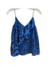 Alice + Olivia 100% Silk Floral Blue Black Tank Top Size XS - photo 5