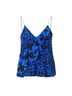 Alice + Olivia 100% Silk Floral Blue Black Tank Top Size XS - photo 10