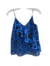 Alice + Olivia 100% Silk Floral Blue Black Tank Top Size XS - photo 7