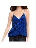 Alice + Olivia 100% Silk Floral Blue Black Tank Top Size XS - photo 1