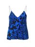 Alice + Olivia 100% Silk Floral Blue Black Tank Top Size XS - photo 6