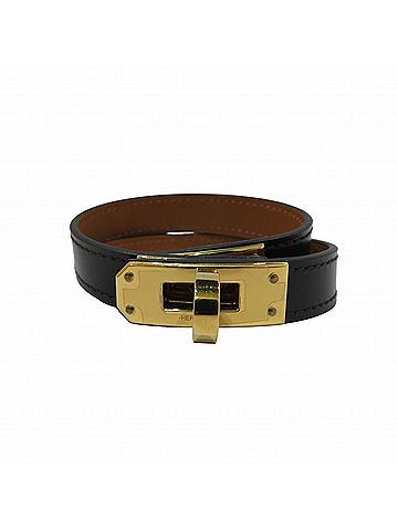 Hermès Hermes Kelly Double Tour Bracelet, Genuine Leather, GP (Gold Plated) (view 1)