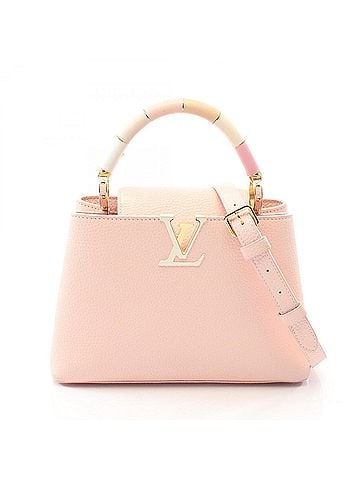 Louis Vuitton Louis Vuitton Capucines BB 2-Way Handbag, Leather, Women's, Pink (M21345) (view 1)