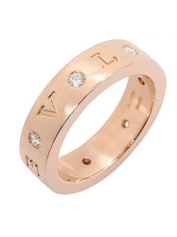 Bvlgari BVLGARI Roman Sorbet Ring 7PD - 18KPG (Pink Gold) Diamond Women's Gold Tone Clear (view 1)