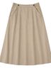 L.L.Bean Solid Tan Brown Casual Skirt Size 12 - photo 1