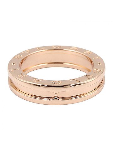 Bvlgari BVLGARI B-zero1 Ring, 1-band ring, 18KPG (pink gold), women's, gold tone, 335933 (view 2)