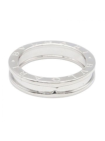 Bvlgari Bvlgari Bulgari B-zero1 Ring, 1-band ring, 18K White Gold (18KWG), Silver-tone, for Men and Women, Item Number 346566 (view 2)