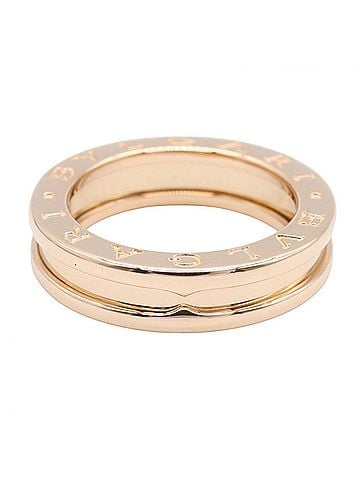 Bvlgari BVLGARI B-zero1 Ring, 1-band ring, 18KPG (pink gold), men's and women's, gold tone, 336003 (view 2)