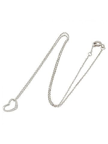 Tiffany & Co. Tiffany &amp; Co. Open Heart SM Necklace, Sterling Silver 925, Women's Jewelry, Tone (view 2)