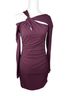 Nicholas Solid Burgundy Cocktail Dress Size XS - photo 1