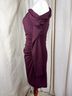 Nicholas Solid Burgundy Cocktail Dress Size XS - photo 5