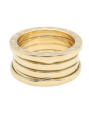 Bvlgari BVLGARI B-zero1 Ring, 4-band ring, 18K (yellow gold), men's and women's, gold tone, 346589 (view 2)