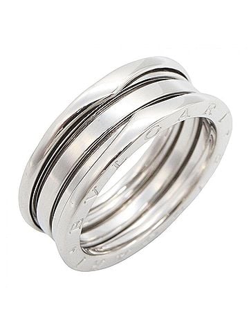 Bvlgari Bvlgari Bulgari B-zero1 Ring, 3-band ring, 18K White Gold (18KWG), Silver-tone, for men and women, 346583 (view 1)