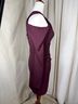 Nicholas Solid Burgundy Cocktail Dress Size XS - photo 8