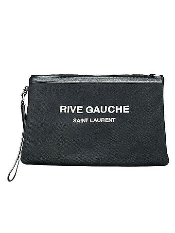 Yves Saint Laurent Yves Saint Laurent Rive Gauche Clutch Bag, Canvas and Leather, 581369 (view 1)