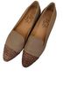 AGL 100% Calf Leather Tan Flats Size EU 38 1/2 - photo 1