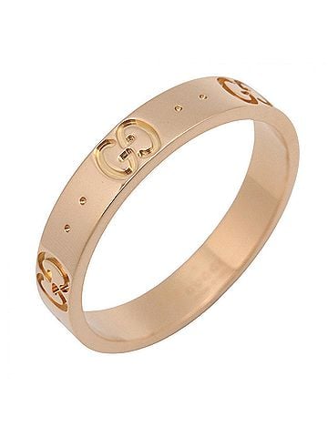 Gucci Gucci Icon Ring Slim - 18KPG (Pink Gold) Jewelry Men's &amp; Women's Gold Tone (view 1)