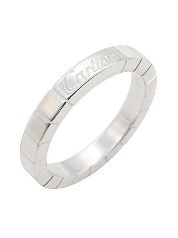 Cartier Cartier Lanieres Ring, 18K White Gold (18KWG), Women's Silver Tone (view 1)