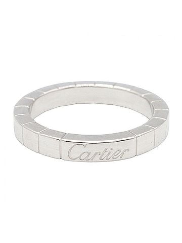 Cartier Cartier Lanieres Ring, 18K White Gold (18KWG), Women's Silver Tone (view 2)