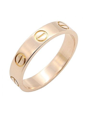 Cartier Cartier Mini Love Ring, 18K Pink Gold (PG), Women's Tone, B4085200 (view 1)
