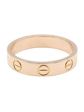 Cartier Cartier Mini Love Ring, 18K Pink Gold (PG), Women's Tone, B4085200 (view 2)