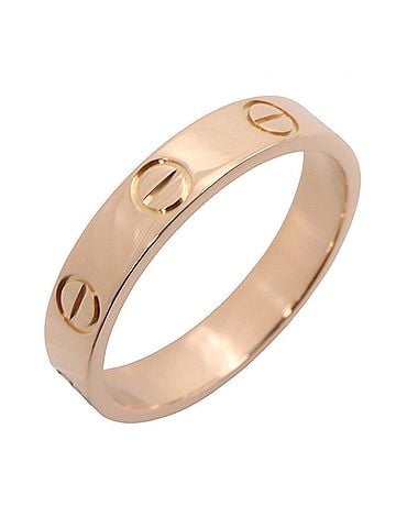 Cartier Cartier Mini Love Ring, 18K Pink Gold (PG), Women's Tone, B4085200 (view 1)