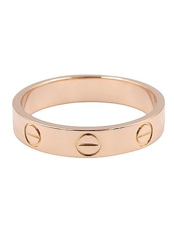 Cartier Cartier Mini Love Ring, 18K Pink Gold (PG), Women's Tone, B4085200 (view 2)