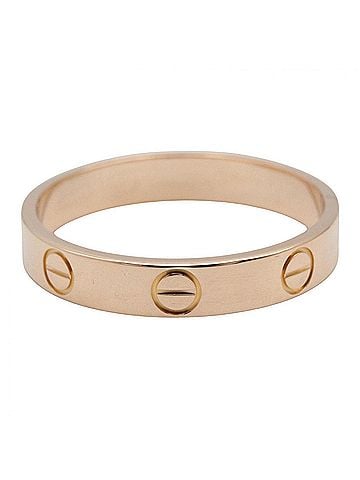 Cartier Cartier Mini Love Ring, 18K Pink Gold (PG), Men's/Women's, Tone, B4085000 (view 2)