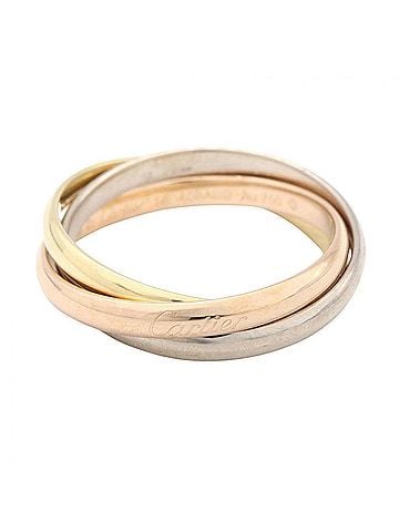 Cartier Cartier Trinity Ring, Small, Jewelry, 18K (Yellow Gold), 18KWG (White 18KPG (Pink Women's, Gold Tone, Silver B4235100 (view 1)