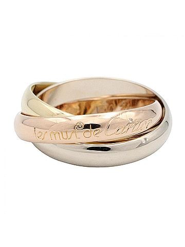 Cartier Cartier Trinity Ring - Ring/Finger Jewelry 18K (Yellow Gold), 18KWG (White 18KPG (Pink Gold) Men's/Women's Gold Tones/Silver Tones (view 1)
