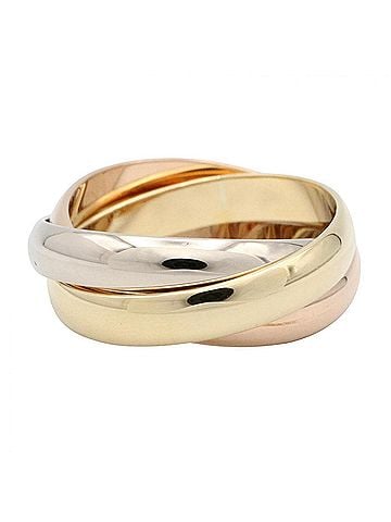 Cartier Cartier Trinity Ring - Ring/Finger Jewelry 18K (Yellow Gold), 18KWG (White 18KPG (Pink Gold) Men's/Women's Gold Tones/Silver Tones (view 2)