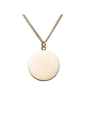 Chanel Chanel Vintage Camellia Coco Mark Necklace, Gold and Pink Plated, Women's CHANEL (view 2)