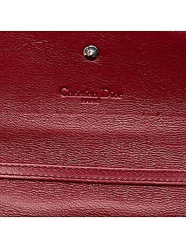 Dior Patent Cannage Lady Dior Wallet On Chain (view 2)
