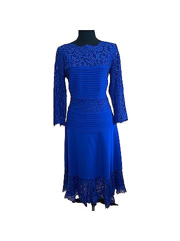 Tadashi Shoji pintuck jersey Cocktail Dress (view 1)