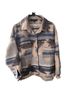 Blu Pepper Aztec Or Tribal Print Blue Tan Multi Color Jacket Size L - photo 1