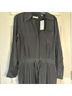 Equipment 100% Silk Black Jumpsuit Size 4 - photo 6