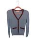 Tory Burch 100% Merino Blue Cardigan Size XS - photo 1
